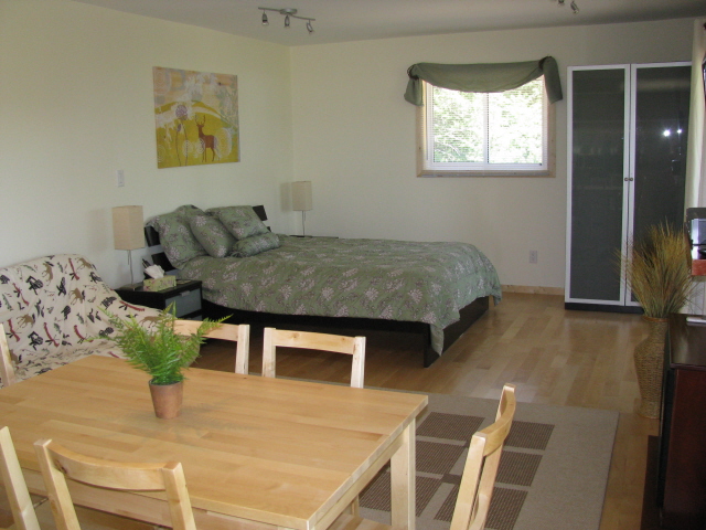 Buck Lake Cottage Rental #3-13 ~  Additional sleeping /living area with Queen bed and double Futon