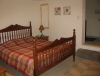 Buck Lake Cottage Rental #3-21~ Downstairs bedroom with queen bed and 3pc bathroom