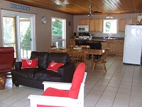 Buck Lake Cottage Rental #7-11~ Living/Dining/Kitchen