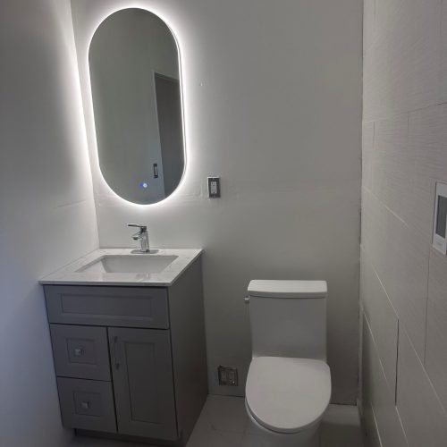 new bathroom a